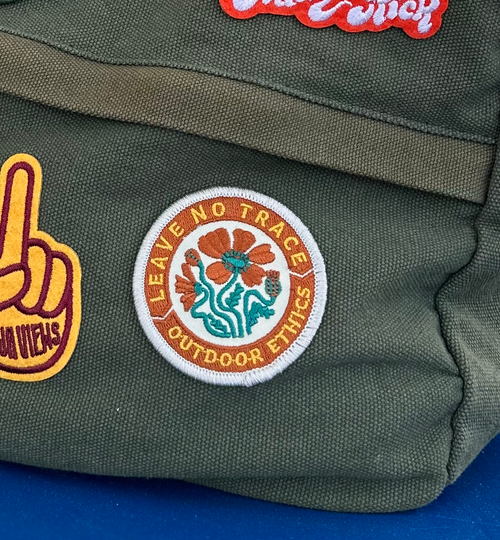 Leave No Trace Outdoor Ethics Embroidered Patch