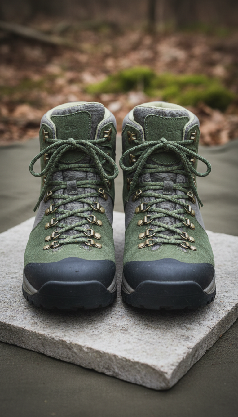 Technical hiking boots with Vibram sole